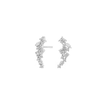 Load image into Gallery viewer, Earrings Climbers Silver
