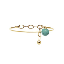 Load image into Gallery viewer, Adjustable size Gold Bangle