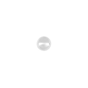 Men's Earring Ball Stud 3mm Silver