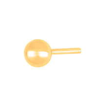 Load image into Gallery viewer, Men&#39;s Earring Ball Stud 4mm Gold
