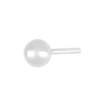 Load image into Gallery viewer, Men&#39;s Earring Ball Stud 4mm Silver

