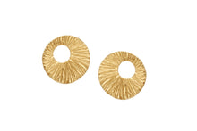 Load image into Gallery viewer, Dreamcatcher Earrings Gold Studs