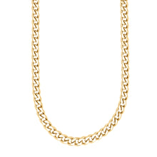 Load image into Gallery viewer, Men&#39;s polished gold plated Steel Necklace 60 cm
