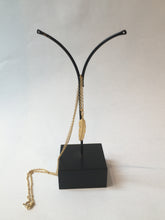 Load image into Gallery viewer, Gold Feather Pendant Small