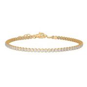 Load image into Gallery viewer, Tennis Bracelet Gold

