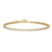 Load image into Gallery viewer, Tennis Bracelet Gold