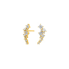 Load image into Gallery viewer, Earrings Climbers  Gold
