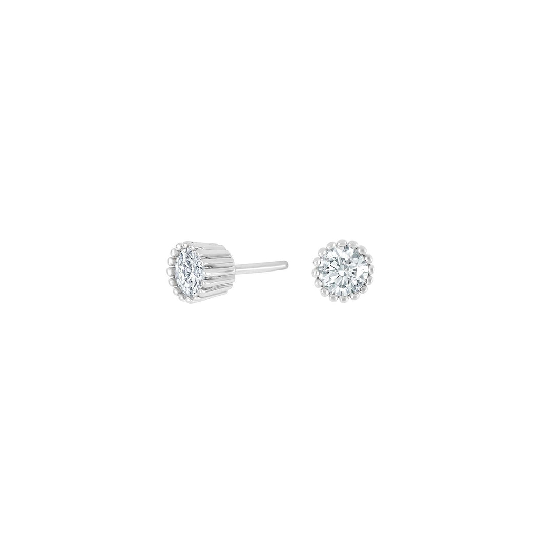 Fine Stud Earrings Cupcake  Sterling Silver