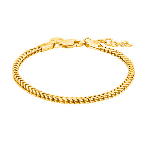 Gold Thick close link style Bracelet