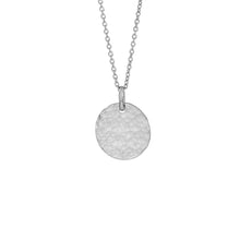 Load image into Gallery viewer, Silver disc pendant
