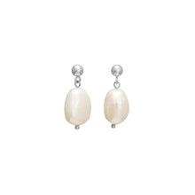 Load image into Gallery viewer, Simple Drop Earring Baroque Freshwater Pearl
