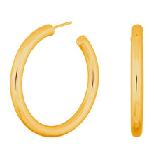 Load image into Gallery viewer, Thick Gold Hoops 40mm
